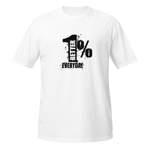 1% Better Everyday softstyle tee flat product shot