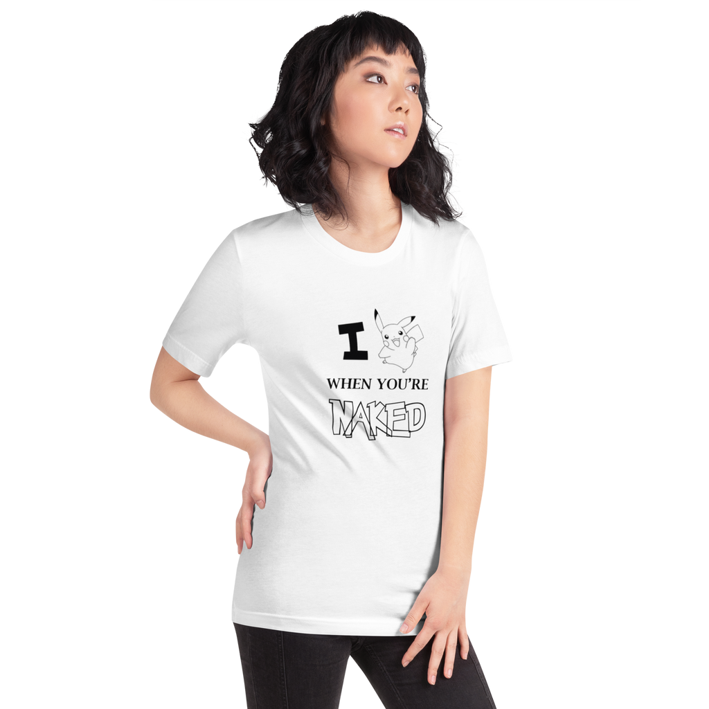 I Spark When You're Naked Graphic Tee flat lay
