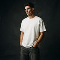 Clean Slate Essential Unisex Tee worn by model