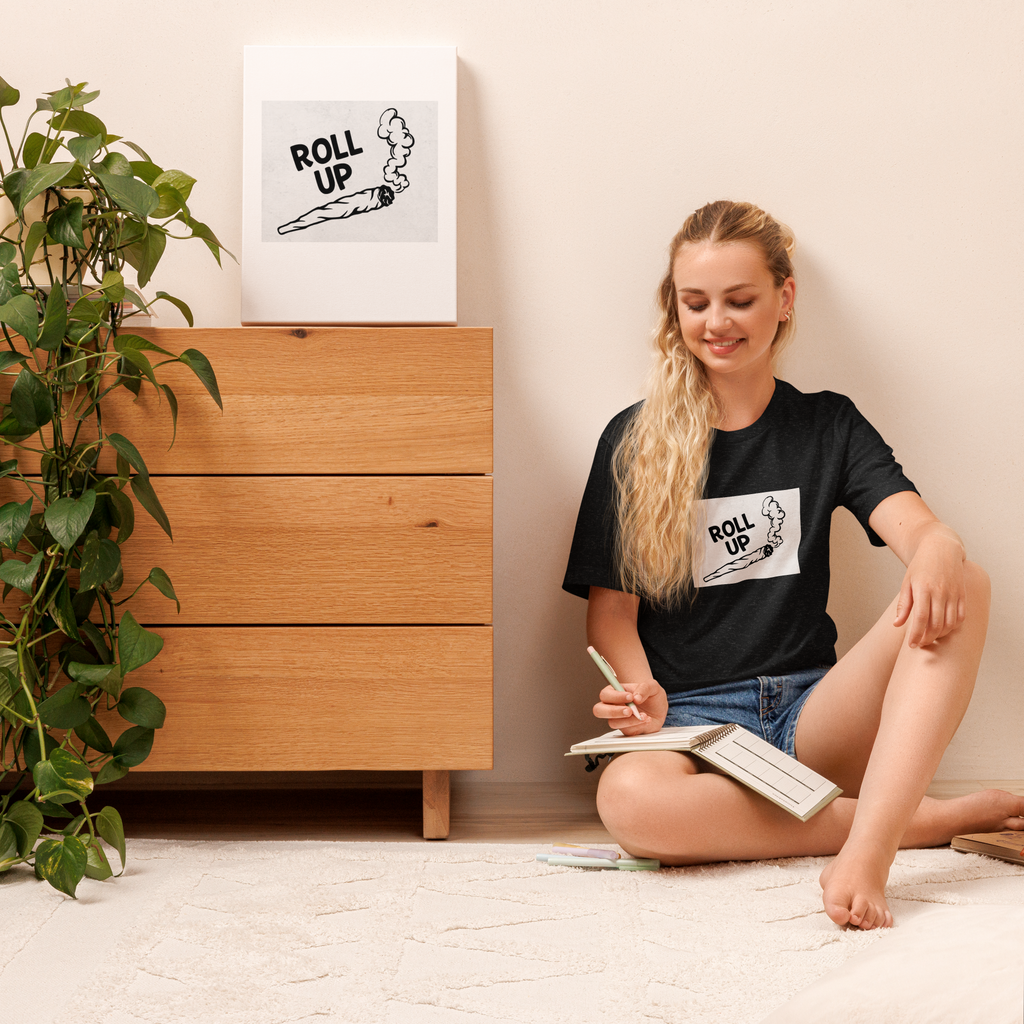 Roll Up Streetwear Tee flat lay