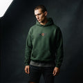 I'm Off Power Button Hoodie worn by model